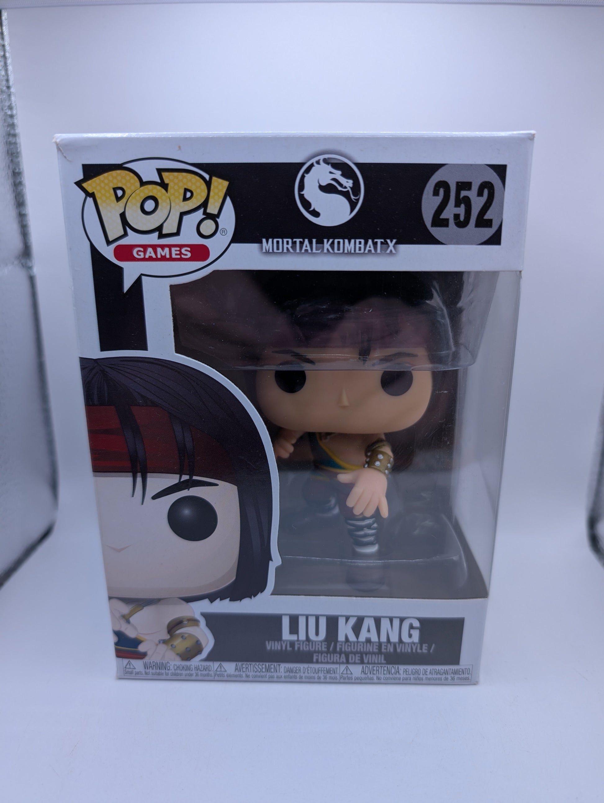 Mortal Kombat X Liu Kang Pop! Vinyl Figure #252 FRENLY BRICKS - Open 7 Days