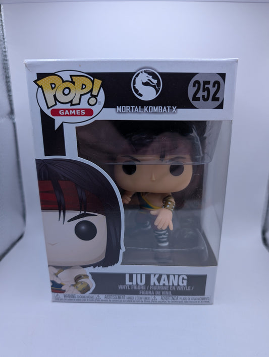 Mortal Kombat X Liu Kang Pop! Vinyl Figure #252 FRENLY BRICKS - Open 7 Days