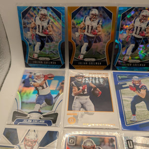 NFL Patriots Lot Bundle, Numbered, 12 Card Lot Gridiron FRENLY BRICKS - Open 7 Days