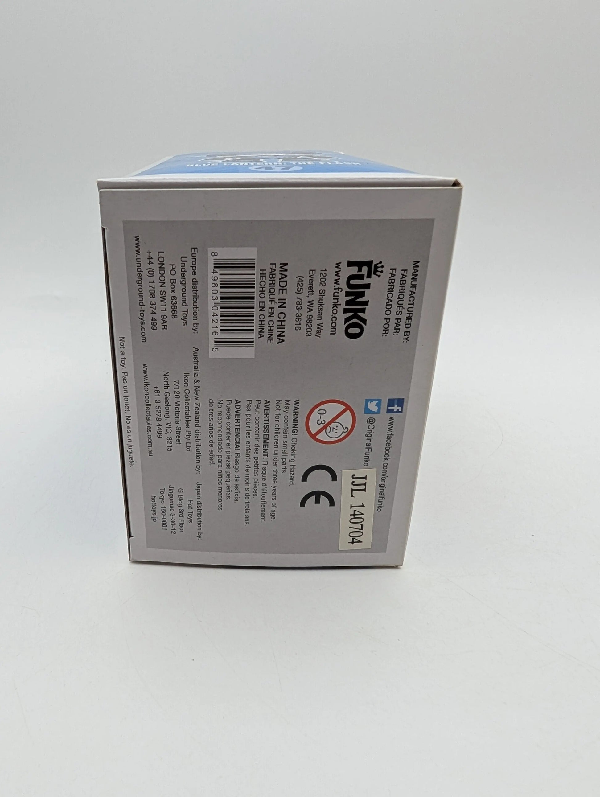 FUNKO POP HEROES #47 BLUE LANTERN THE FLASH (METALLIC) VINYL FRENLY BRICKS - Open 7 Days