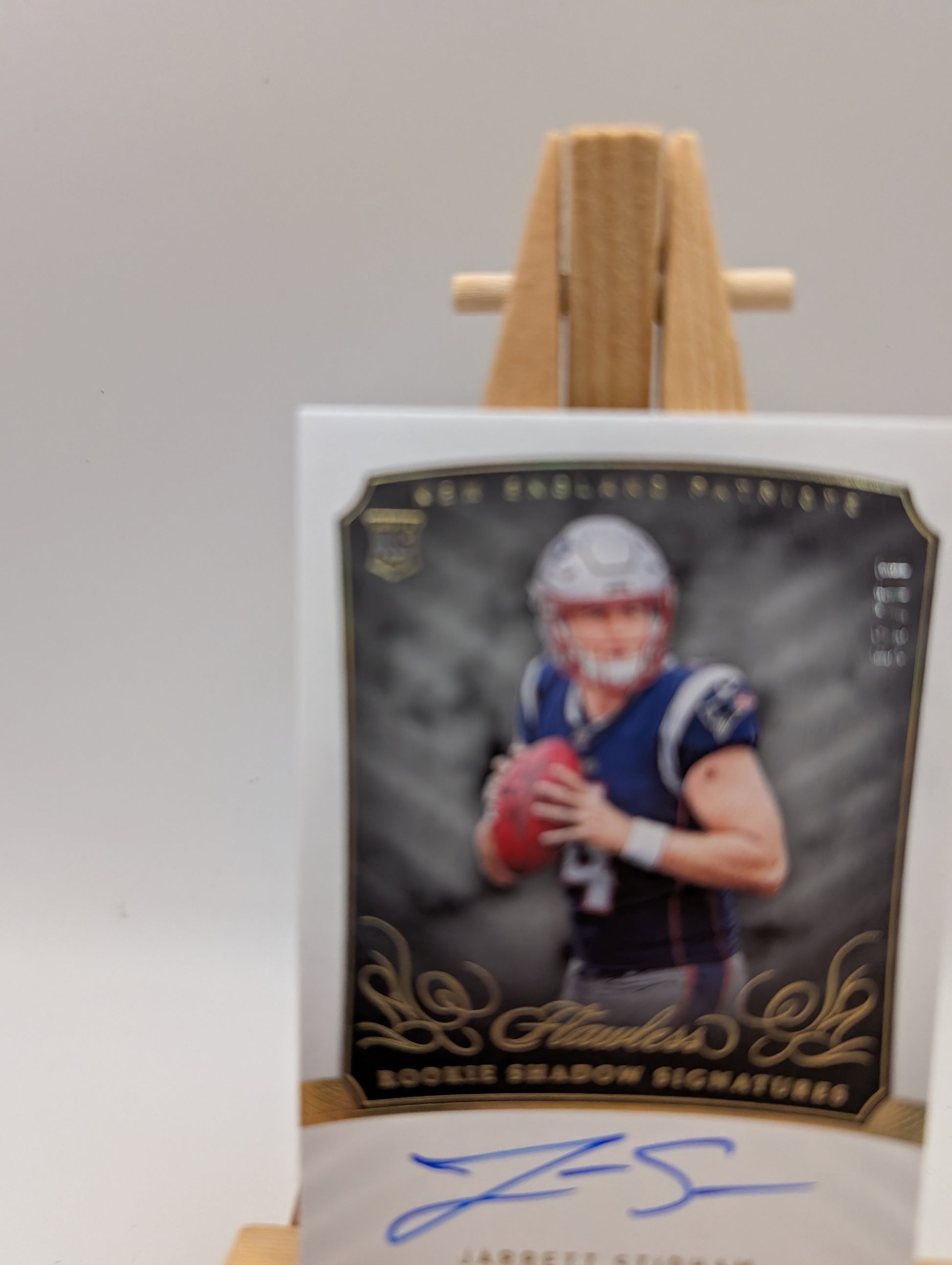 2019 Flawless Jarrett Stidham RC Shadow Signatures Gold ON CARD Auto /25 RSS-JS
