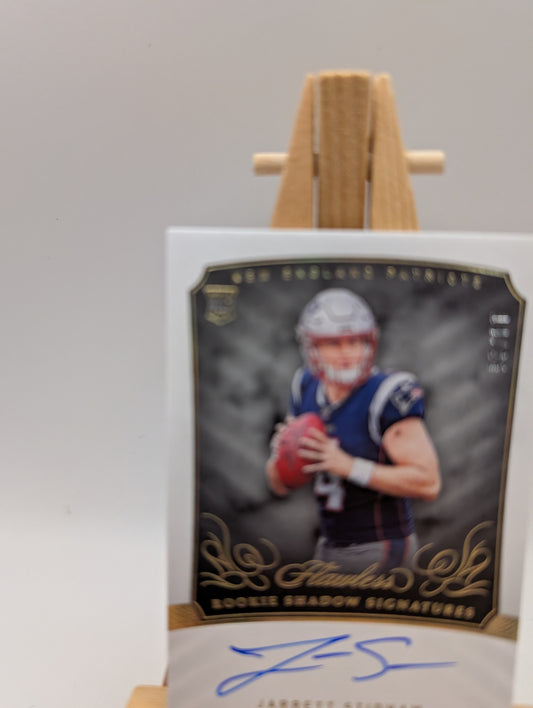 2019 Flawless Jarrett Stidham RC Shadow Signatures Gold ON CARD Auto /25 RSS-JS