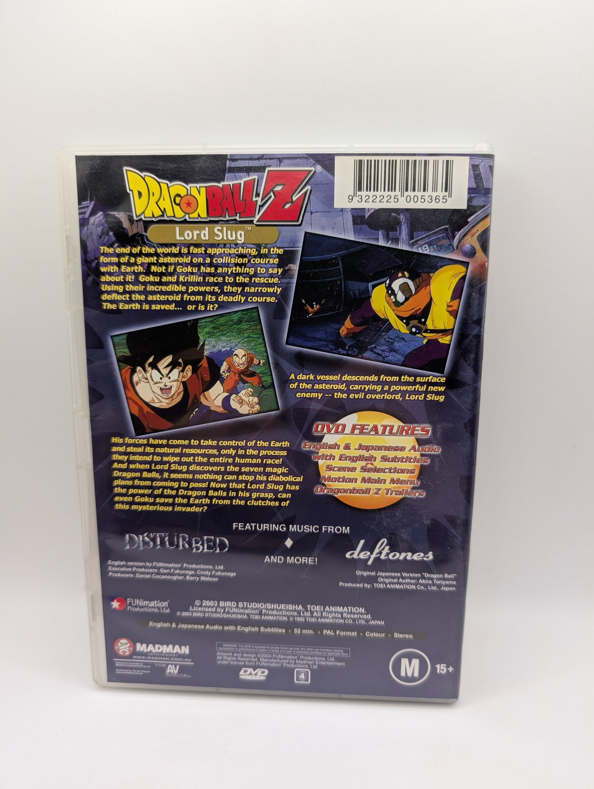 Dragon Ball Z-Lord Slug : Movie 4 (DVD, 2000) FRENLY BRICKS - Open 7 Days