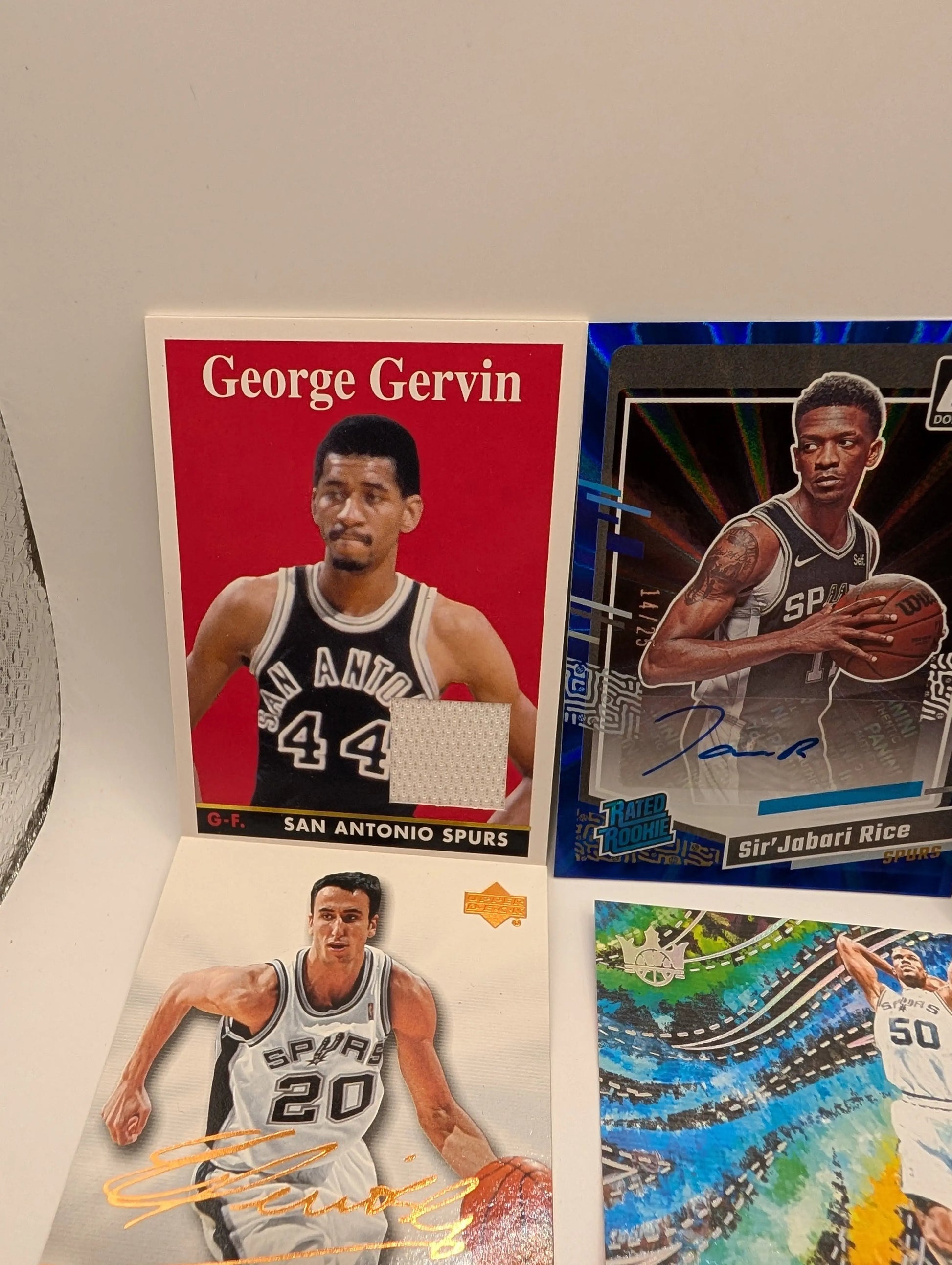 San Antonio Spurs NBA Basketball Card Lot, Rookies, Patch, Auto, George Gervin FRENLY BRICKS - Open 7 Days