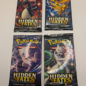 4x Sun And Moon Hidden Fates Art Set Sealed Pokemon Card Booster Pack FRENLY BRICKS - Open 7 Days