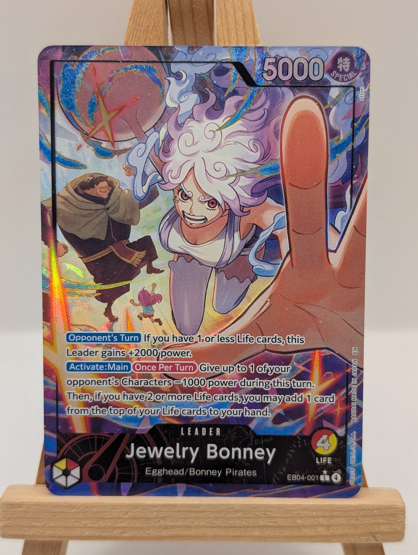 Jewelry Bonney EB04-001 Leader (Alt Art) ENGLISH One Piece NM FRENLY BRICKS - Open 7 Days