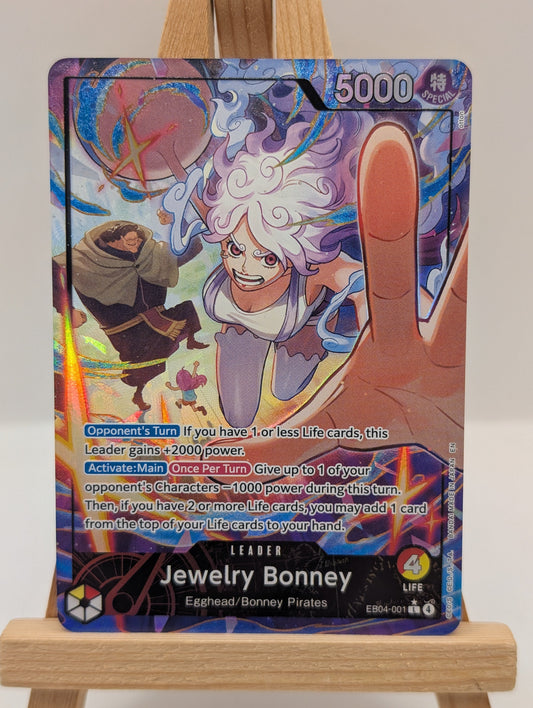 Jewelry Bonney EB04-001 Leader (Alt Art) ENGLISH One Piece NM FRENLY BRICKS - Open 7 Days