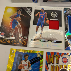 Detroit Pistons NBA Basketball Card Lot, Rookies, Patch, Auto, Cade Cunningham FRENLY BRICKS - Open 7 Days