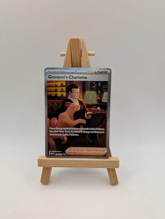 Giovanni's Charisma 204/165 SV: Scarlet & Violet 151 - Pokemon Card FRENLY BRICKS - Open 7 Days