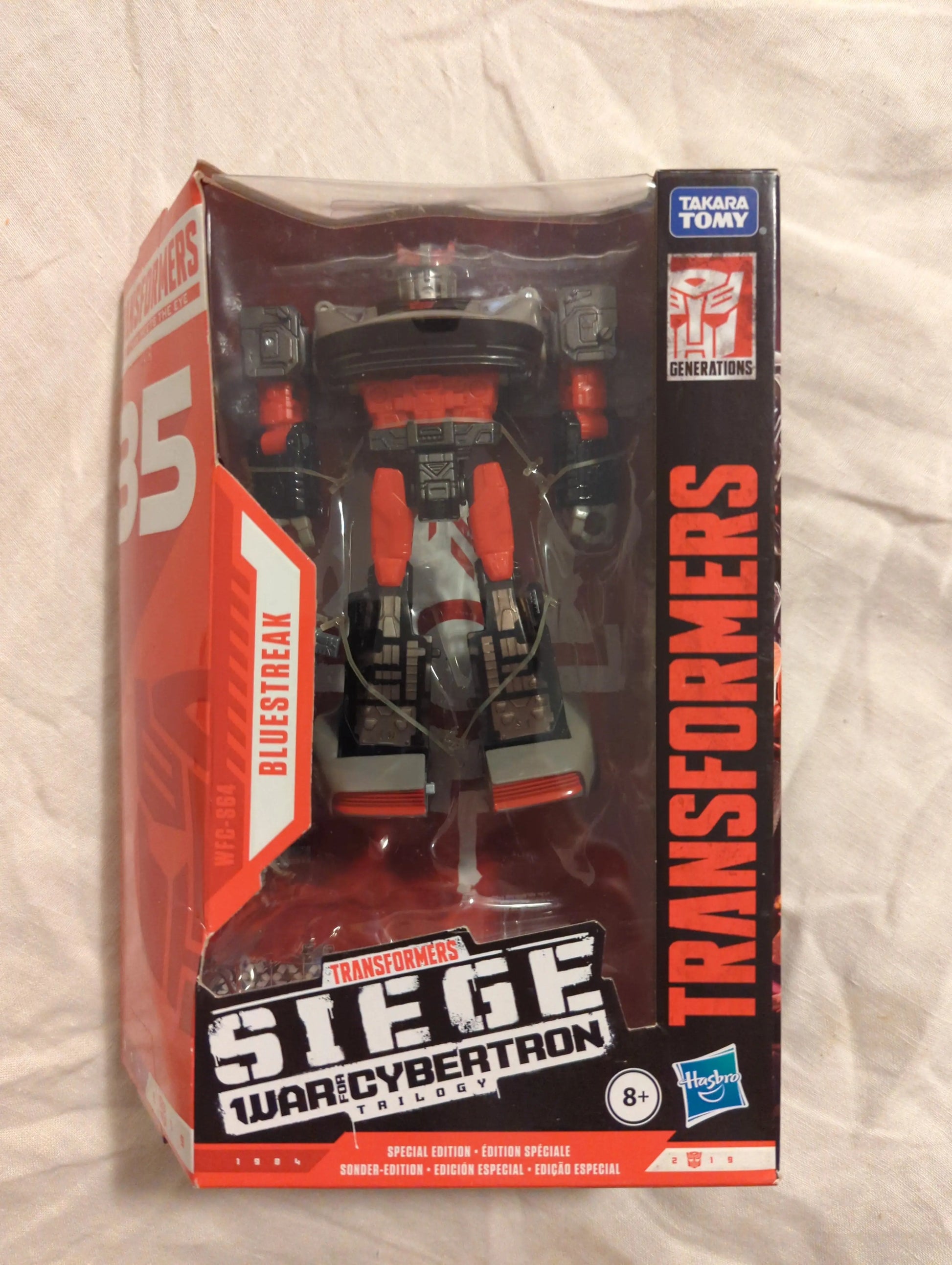 Transformers 35th Ann. SIEGE War for Cybertron Deluxe Bluestreak NEW Blue Streak FRENLY BRICKS - Open 7 Days