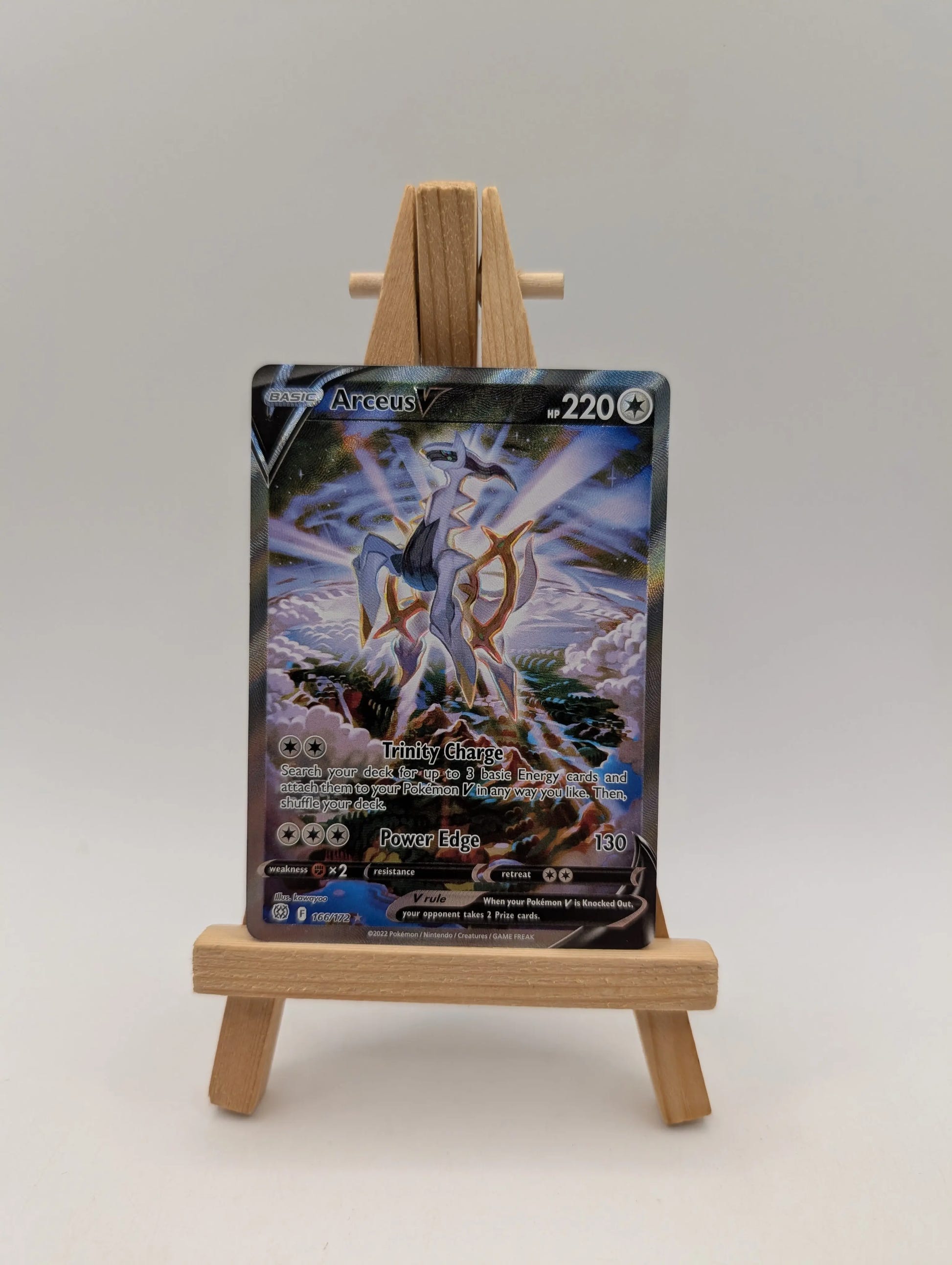 Arceus V 166/172 [Brilliant Stars] Alternate Art Pokemon FRENLY BRICKS - Open 7 Days image 1