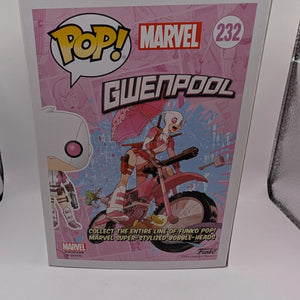 Funko Pop Vinyl Marvel Selfie Gwenpool Bobble Head 232 2017 Summer Convention FRENLY BRICKS - Open 7 Days