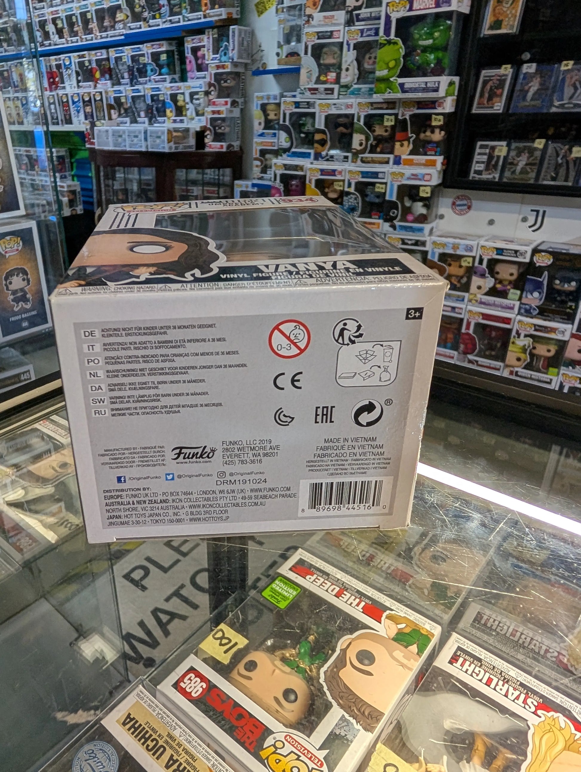 FUNKO Pop Vinyl Vanya #934 FRENLY BRICKS - Open 7 Days