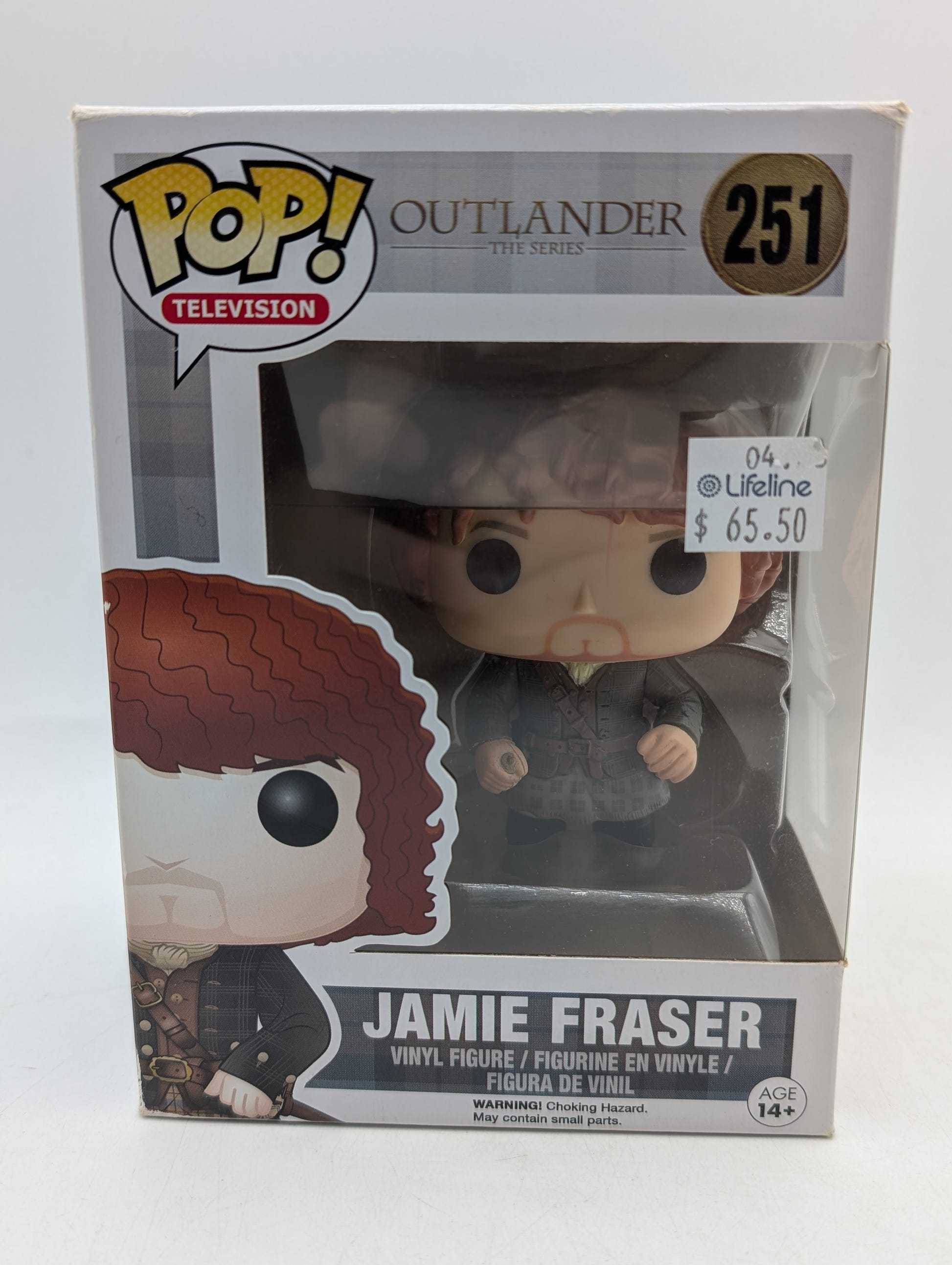 Funko Pop! Television Outlander Jamie Fraser Vinyl Figure #251 image 1