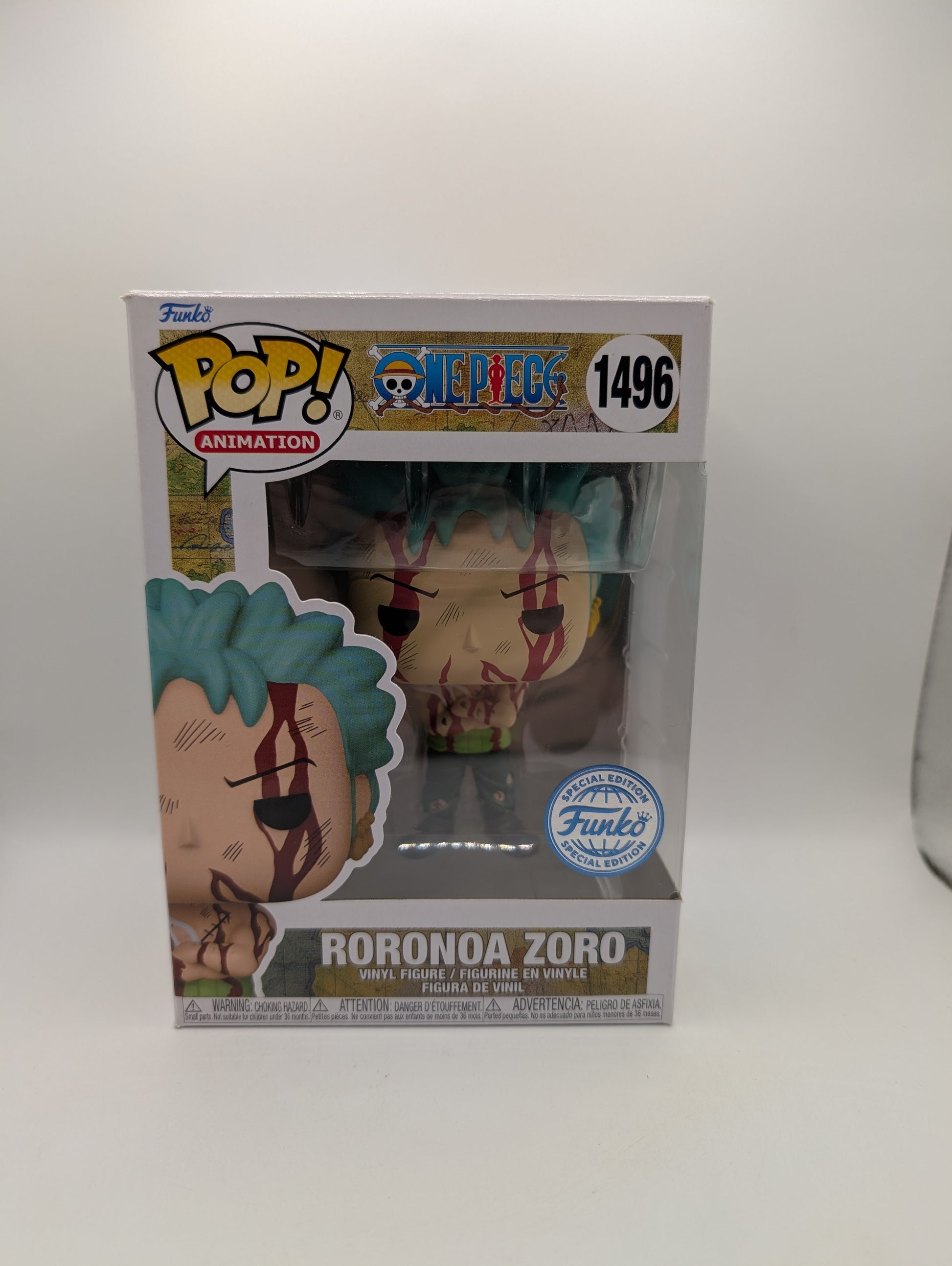 FUNKO Pop Vinyl Roronoa Zoro #1496 Figure FRENLY BRICKS - Open 7 Days