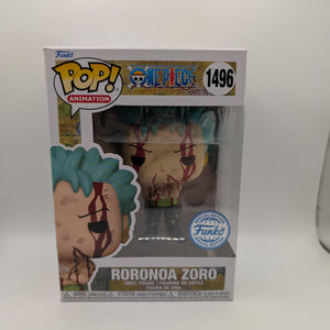 FUNKO Pop Vinyl Roronoa Zoro #1496 Figure FRENLY BRICKS - Open 7 Days