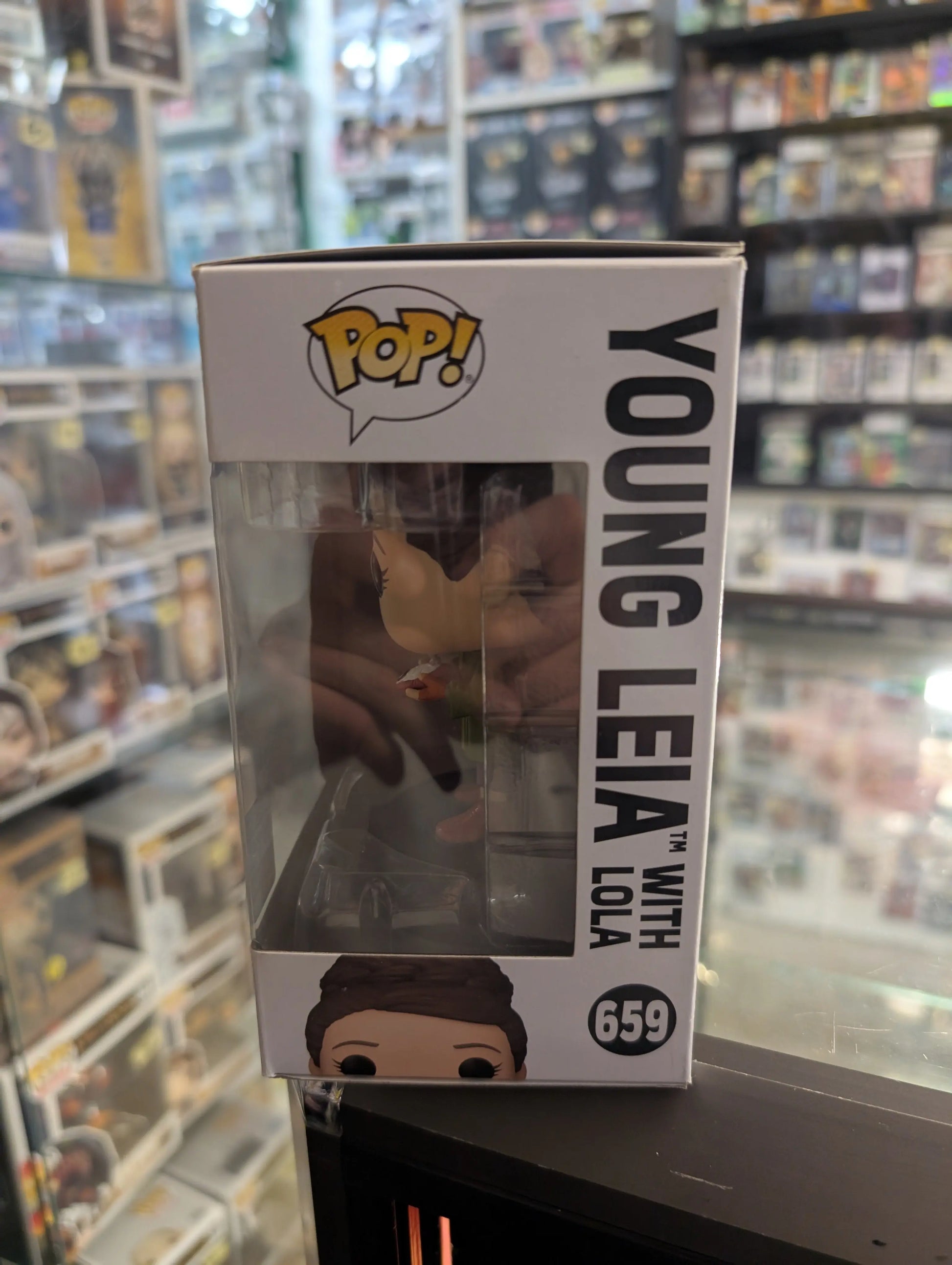 Funko Pop Star Wars Obi Wan Kenobi Leia with Lola SDCC 2023 Vinyl 659 FRENLY BRICKS - Open 7 Days