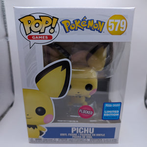 Pichu Pop 579 Flocked - Pokemon Funko Pop! Vinyl - 2020 Wonderous Conv FRENLY BRICKS - Open 7 Days