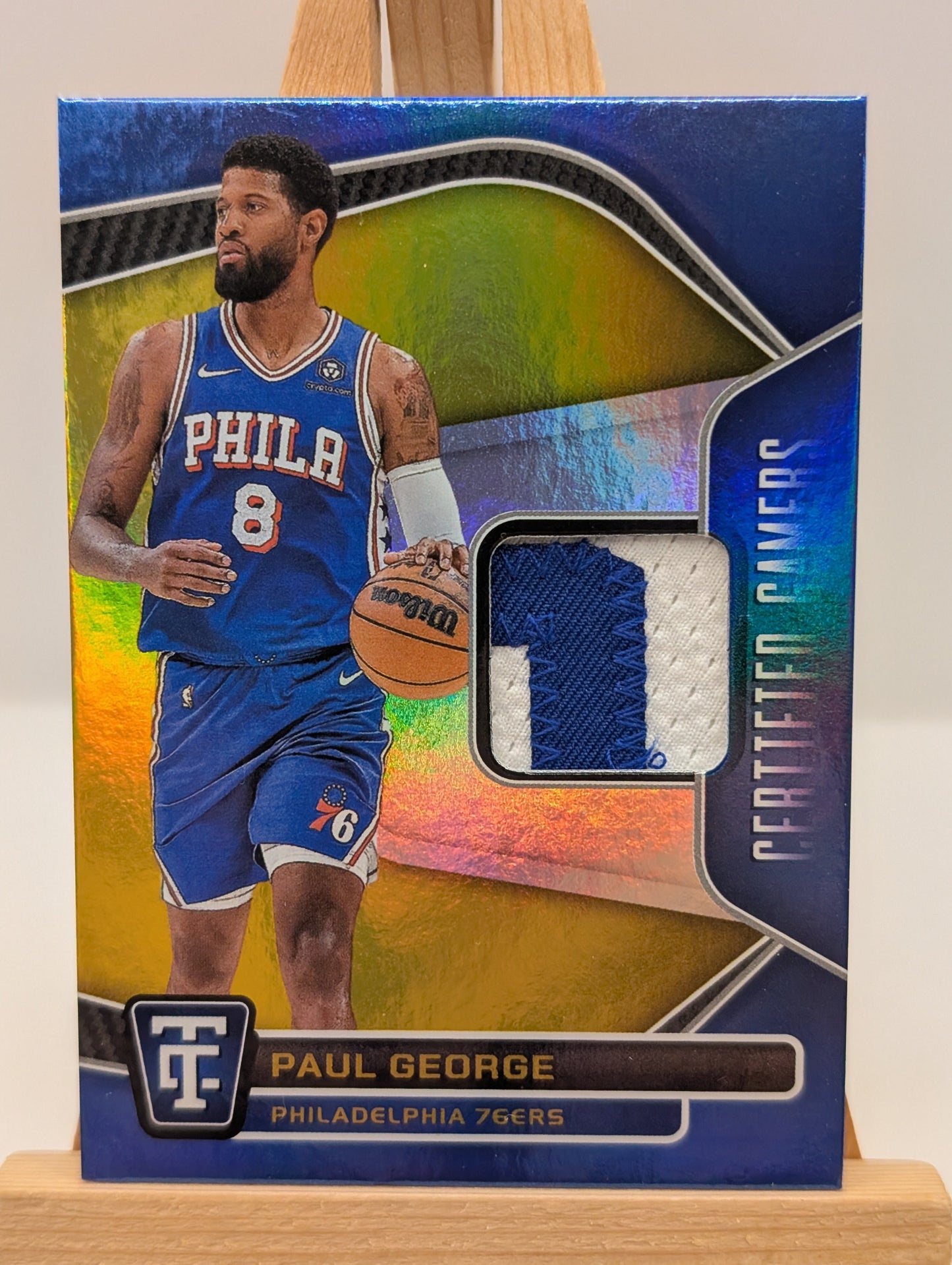 2024-25 Totally Certified Paul George Gamers Patch GOLD /10 FRENLY BRICKS - Open 7 Days