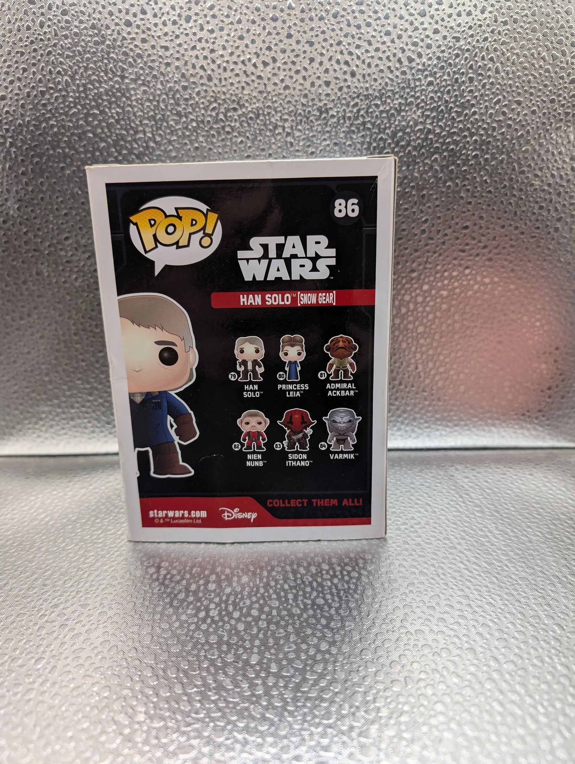 FUNKO Pop Vinyl Han Solo Star Wars #86 FRENLY BRICKS - Open 7 Days