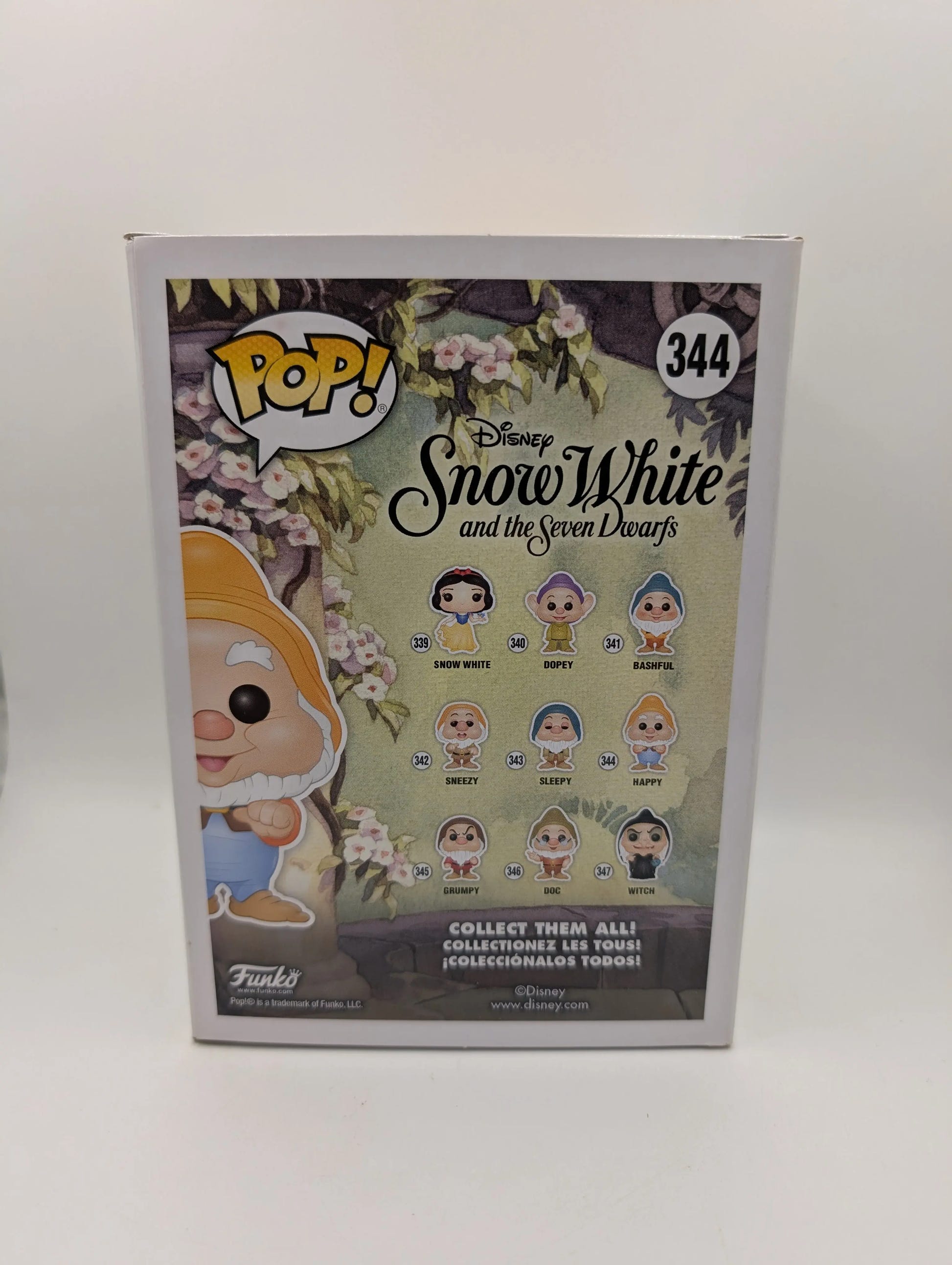 Funko POP! Disney Snow White and The Seven Dwarfs - Happy #344 FRENLY BRICKS - Open 7 Days image 3