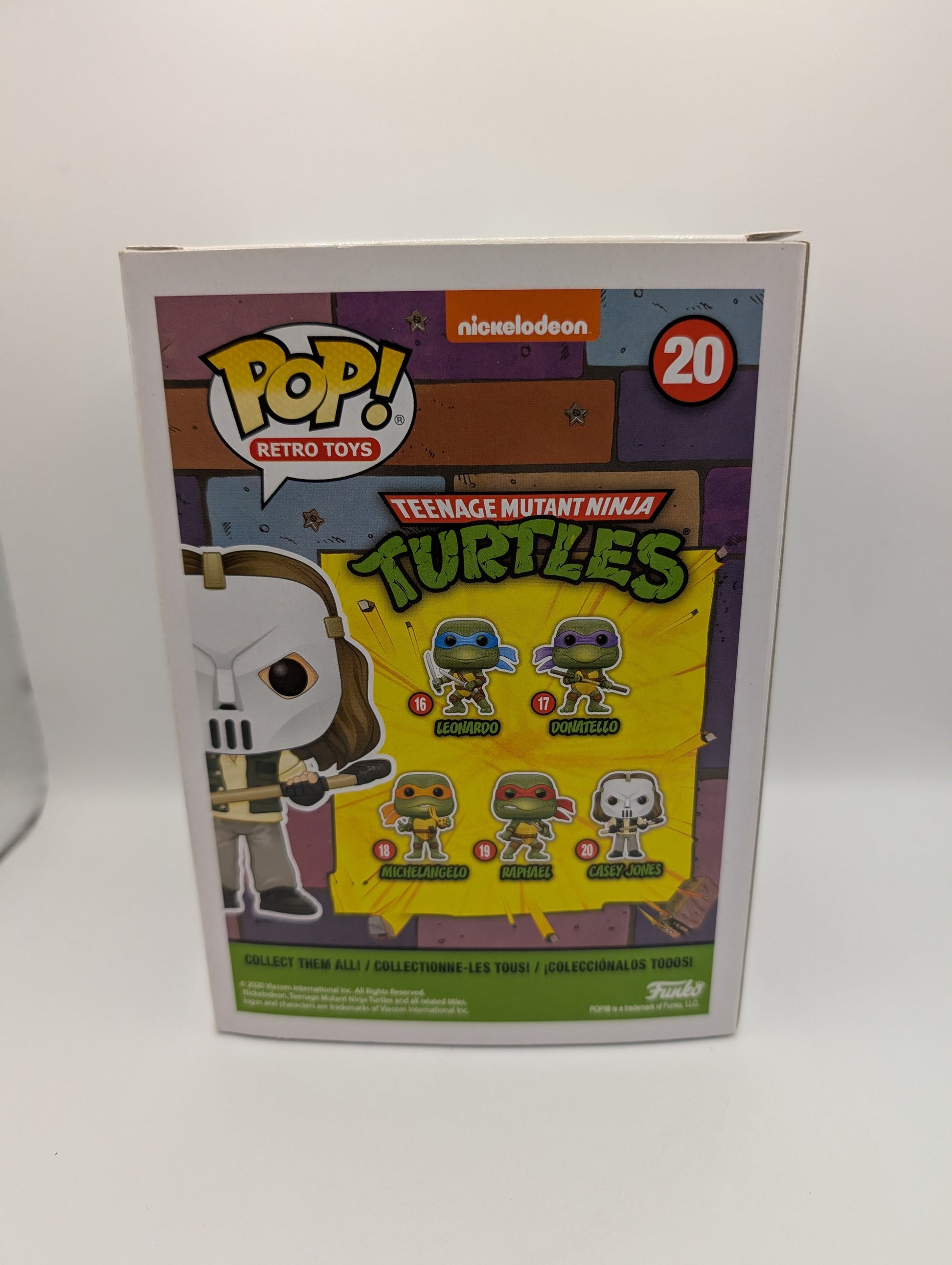 Funko POP! Teenage Mutant Ninja Turtles (TMNT) S3 Vinyl Figure - CASEY JONES #20 FRENLY BRICKS - Open 7 Days