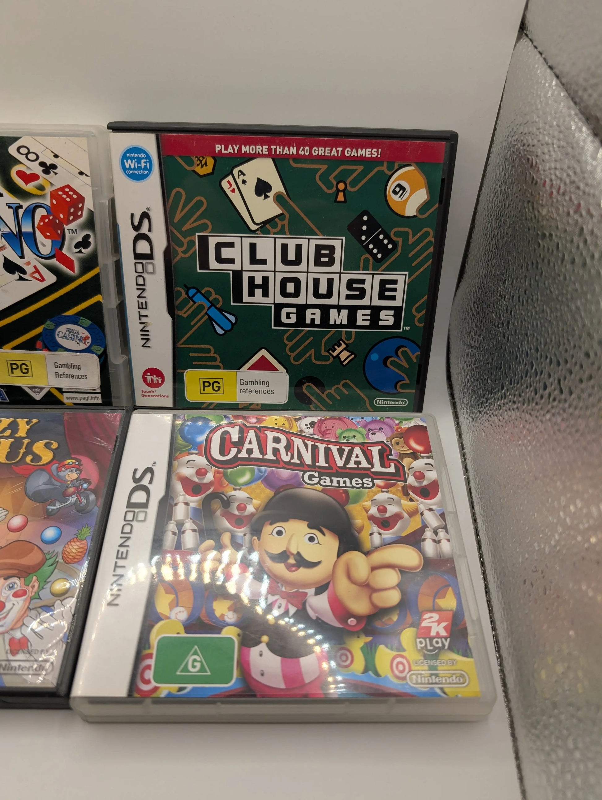 NINTENDO DS Fun Card Circus Game Lot x 4 Games - Includes Manuals, Tested, Pal FRENLY BRICKS - Open 7 Days