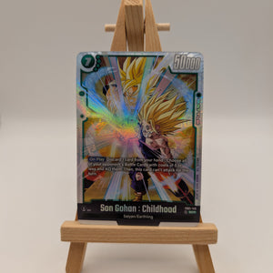 Dragon Ball Fusion World FB01-140 Son Gohan SCR Childhood Awakened Pulse Secret FRENLY BRICKS - Open 7 Days
