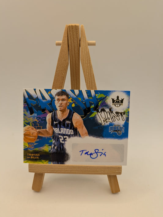 2024-25 PANINI COURT KINGS TRISTAN DA SILVA ROOKIE RC AUTO AUTOGRAPH #d/125