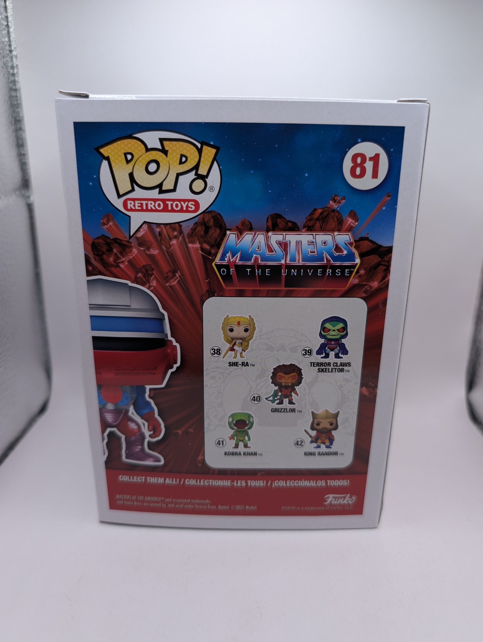 Funko POP Retro Toys - MOTU Roboto #81 (2021 Funkon Summer Exclusive) Vinyl FRENLY BRICKS - Open 7 Days