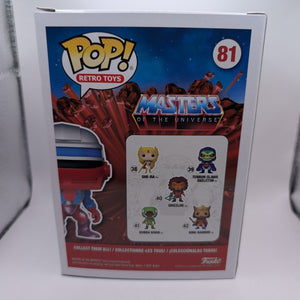 Funko POP Retro Toys - MOTU Roboto #81 (2021 Funkon Summer Exclusive) Vinyl FRENLY BRICKS - Open 7 Days