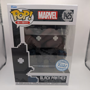 Funko POP! Marvel: 8-Bit Black Panther Figure #1425 (Pack Wear) FRENLY BRICKS - Open 7 Days