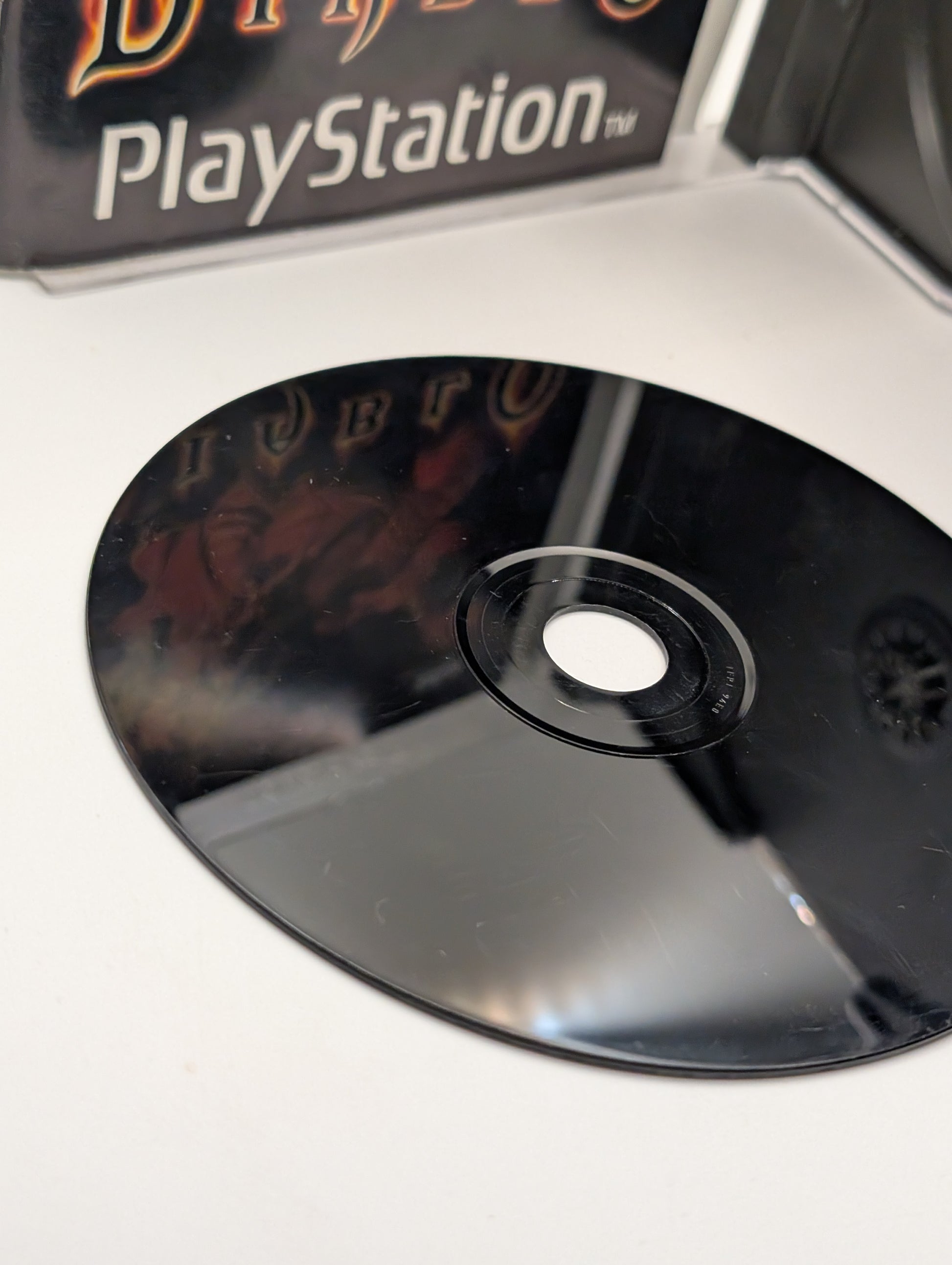 Diablo (Sony PlayStation PS1, 1998) Disc INC case, manual.