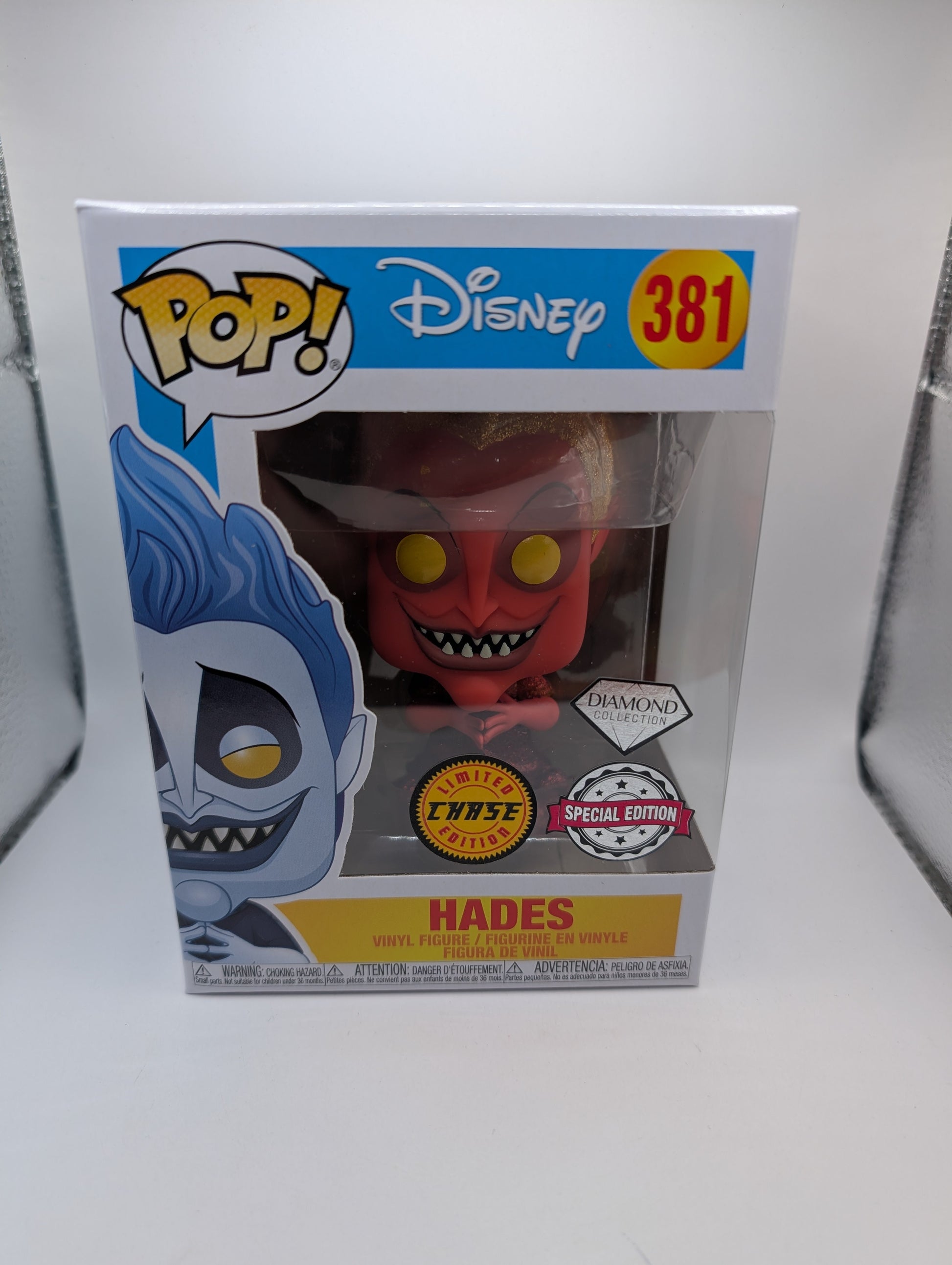 Funko Pop Hades Chase Red Hot Topic Exclusive Diamond Collection 381 FRENLY BRICKS - Open 7 Days