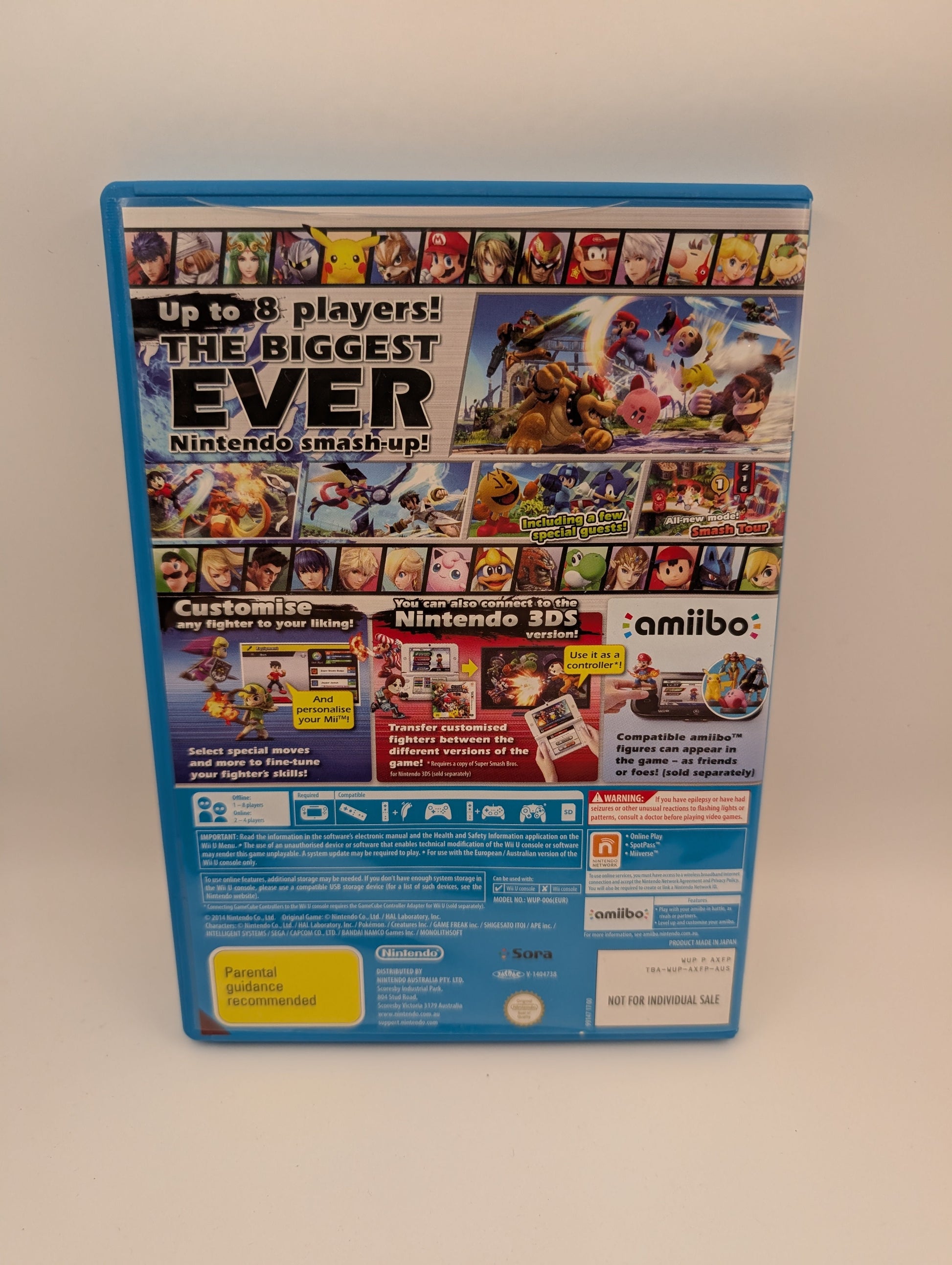 Super Smash Bros For Wii U Nintendo PG Fighting PAL FRENLY BRICKS - Open 7 Days
