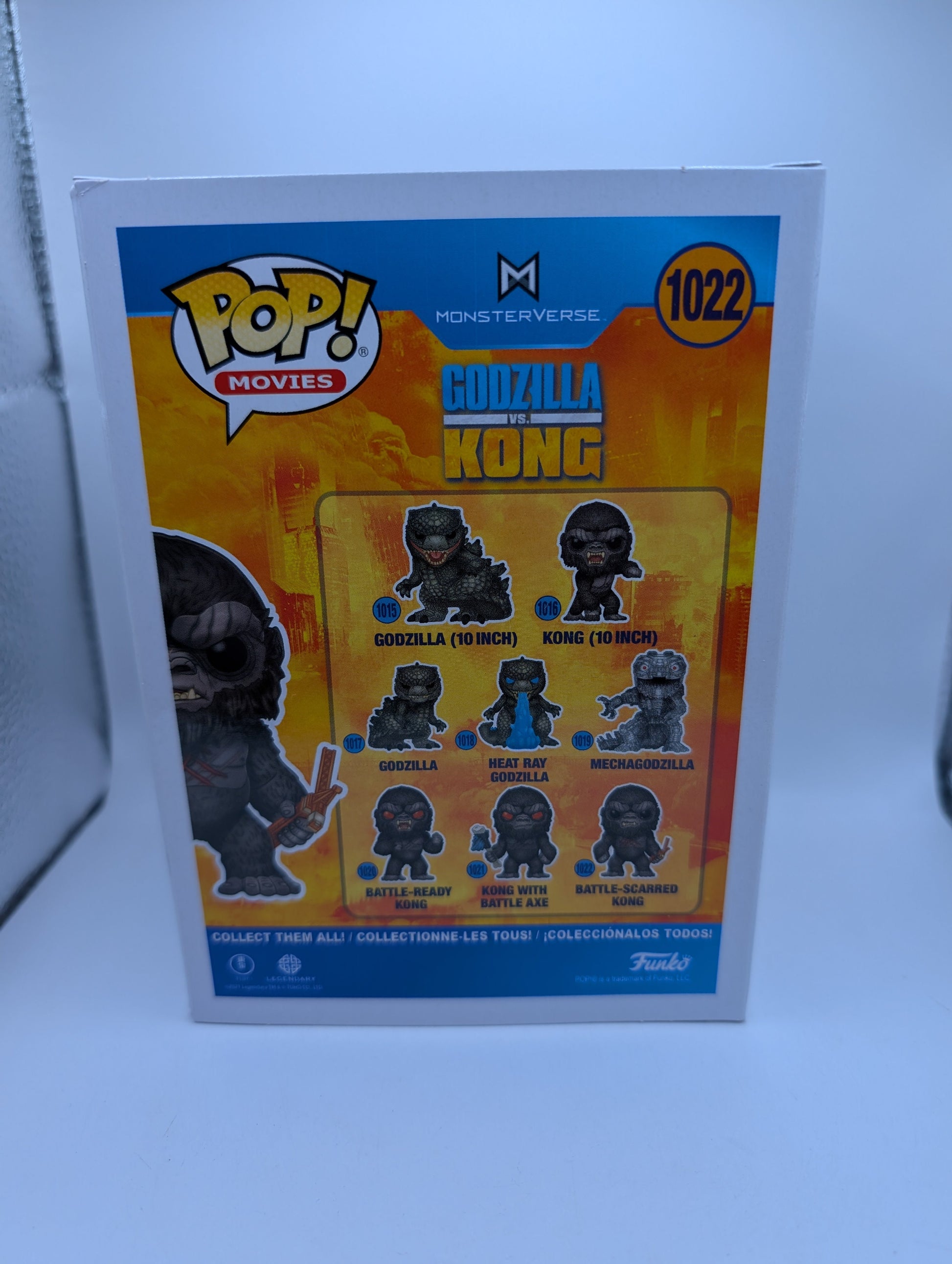 Godzilla vs Kong - Battle-Scarred Kong Pop! Vinyl Figure #1022 FRENLY BRICKS - Open 7 Days
