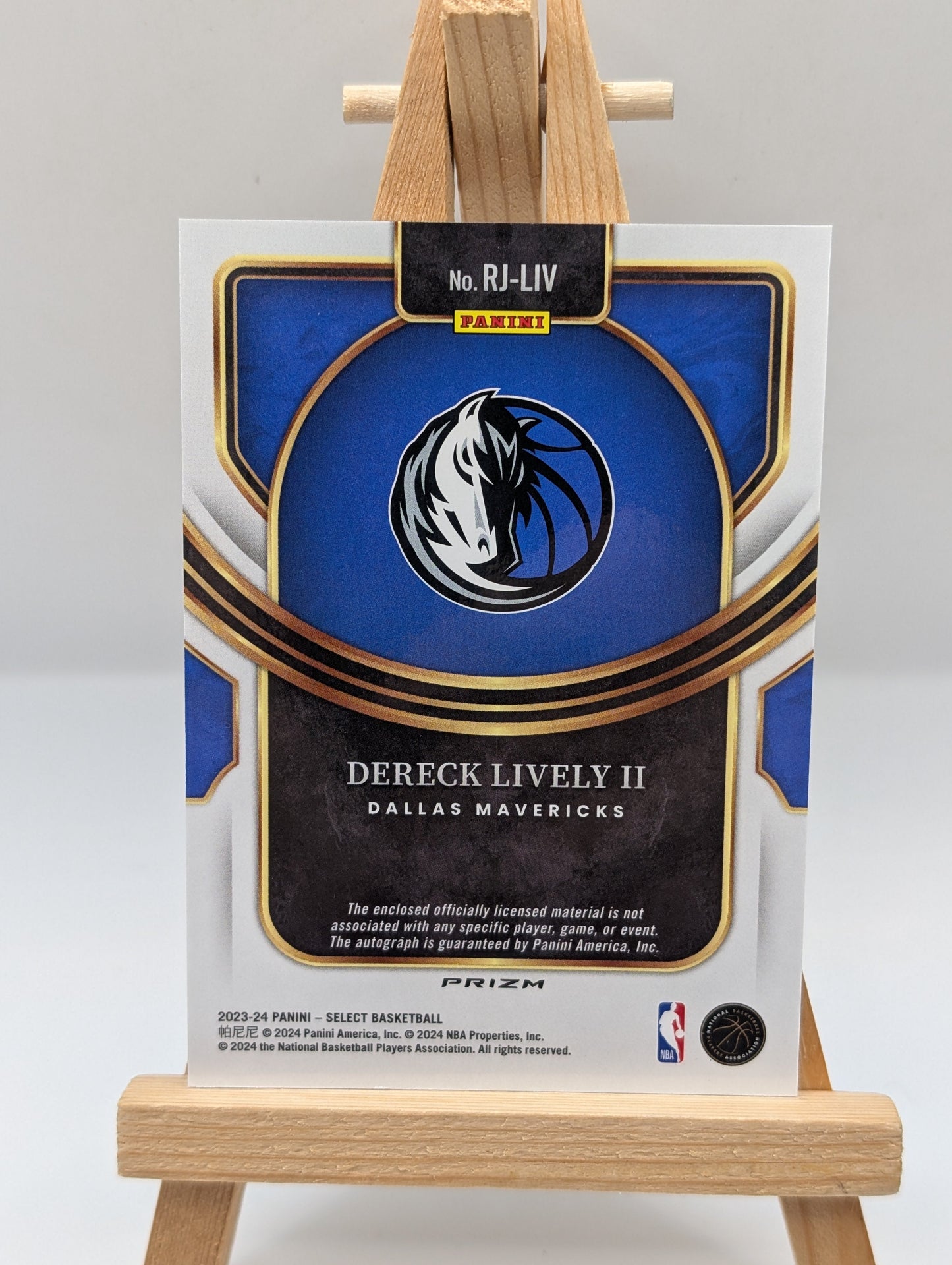 Dereck Lively II 2023-24 Select Jersey Auto Red Wave Prizm RC #RJ-LIV RC FRENLY BRICKS - Open 7 Days