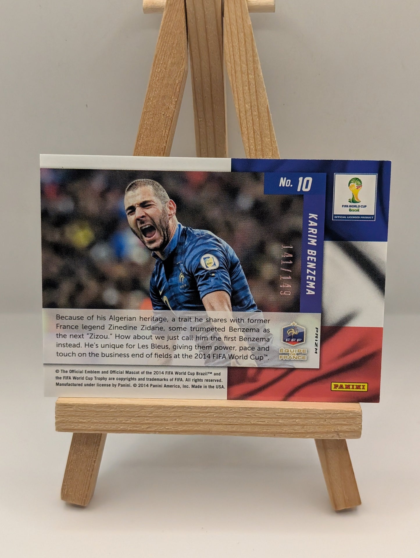 2014 Panini Prizm World Cup Karim Benzema Net Finders Red /149 France FRENLY BRICKS - Open 7 Days