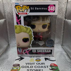 ED SHEERAN - DIAMOND GLITTER S.E. FUNKO POP ROCKS - No. 348 -2023 FRENLY BRICKS - Open 7 Days