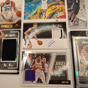 San Antonio Spurs NBA Basketball Card Lot, Rookies, Patch, Auto, George Gervin FRENLY BRICKS - Open 7 Days