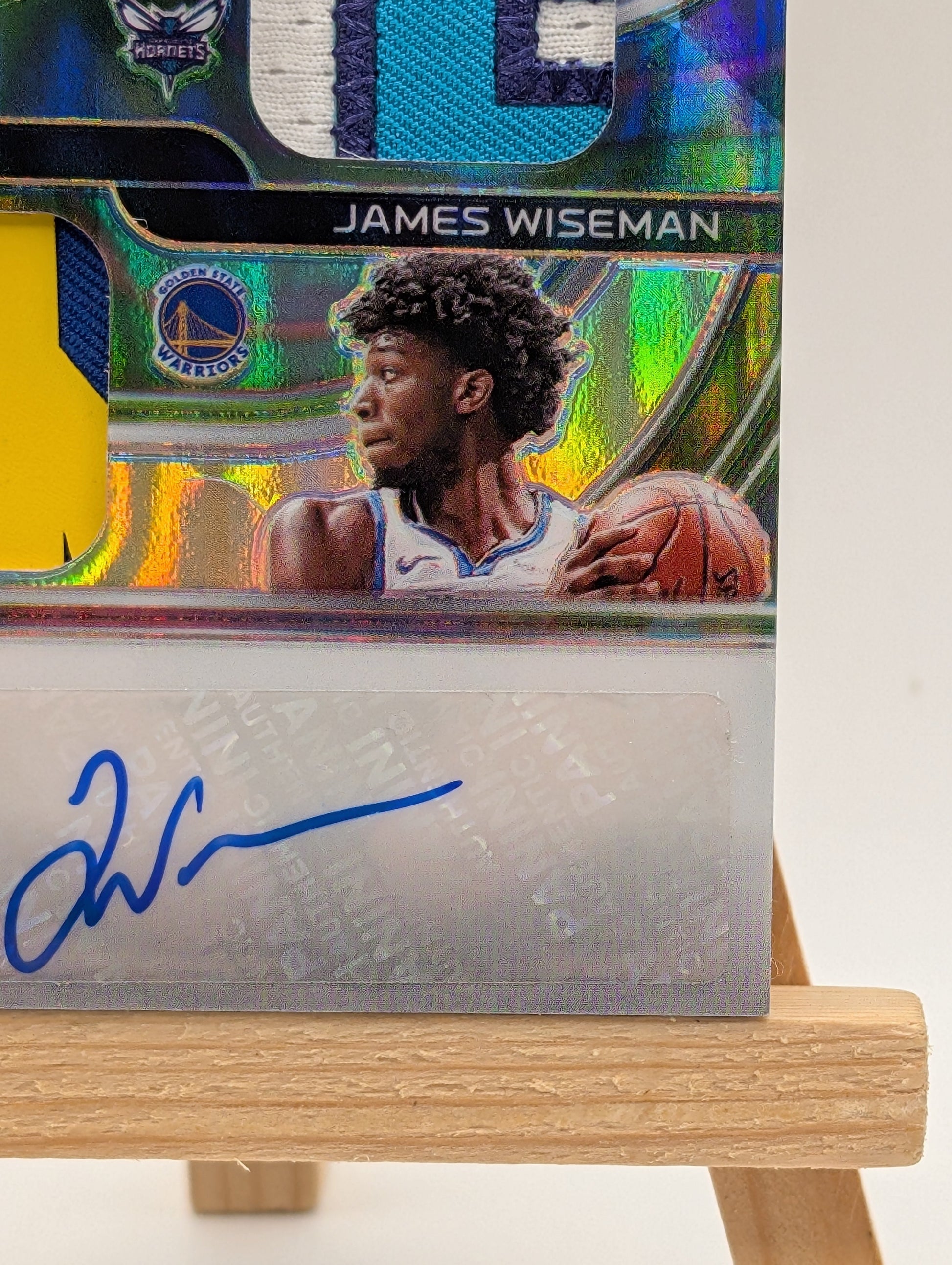 2020-21 Panini Spectra Rookie Dual Patch Auto LaMELO BALL JAMES WISEMAN /5 RC FRENLY BRICKS - Open 7 Days