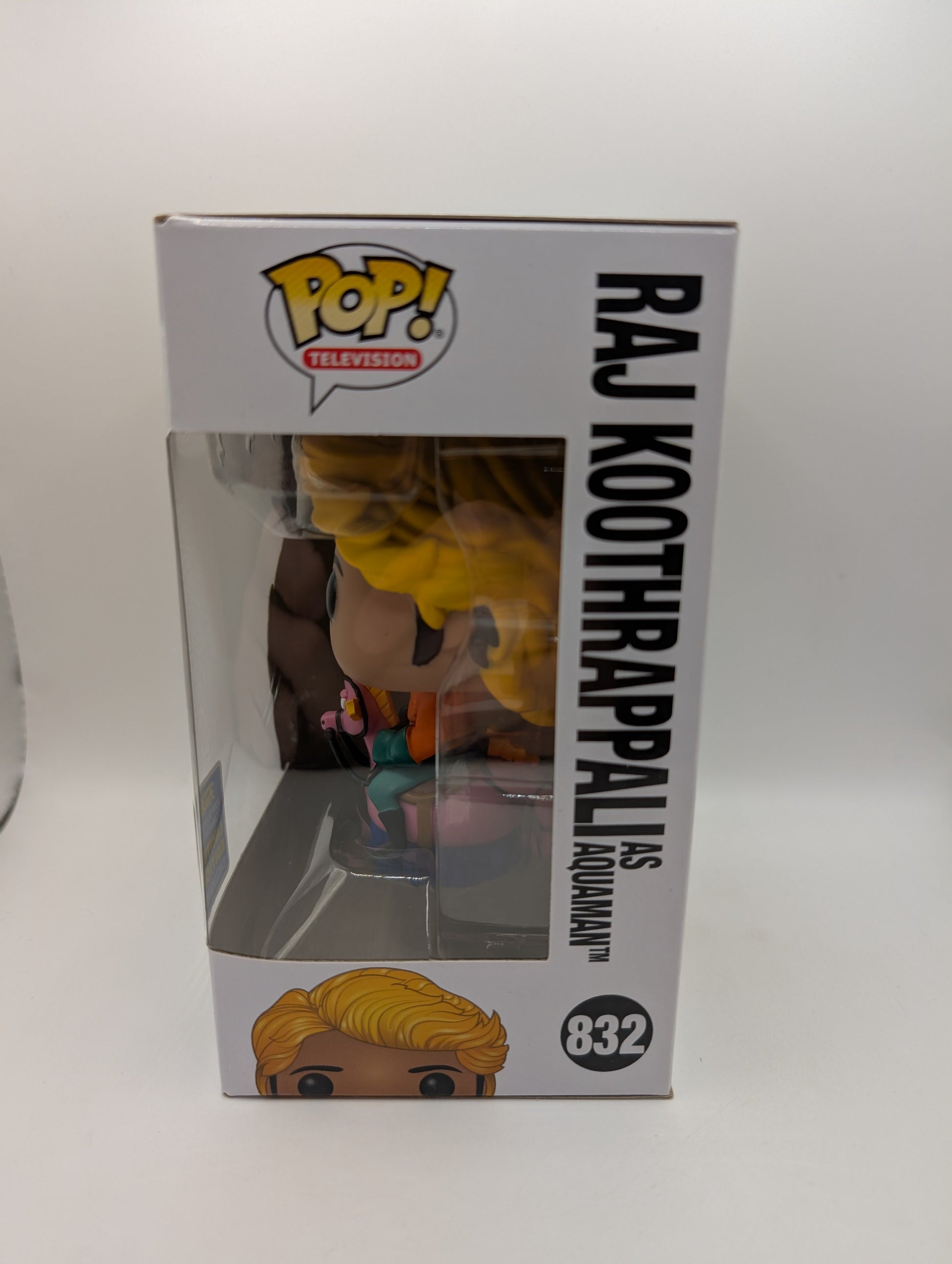 Funko POP! BBT Raj Koothrappali (Aquaman)  #832 2019 convention FRENLY BRICKS - Open 7 Days