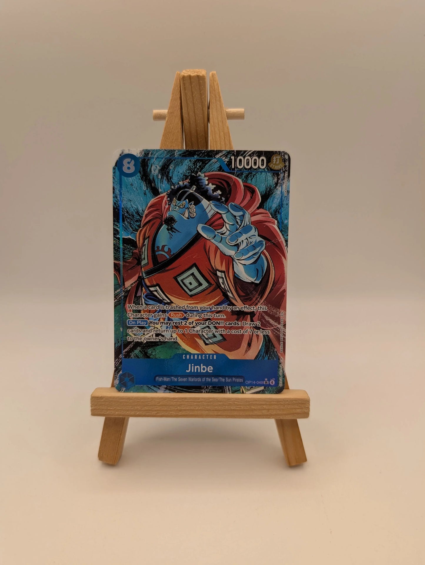One Piece TCG Jinbe OP14-049 SR Alt Art FRENLY BRICKS - Open 7 Days