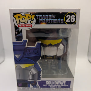 FUNKO POP! Soundwave #26 Transformers Retro Toys Vinyl Figure FRENLY BRICKS - Open 7 Days