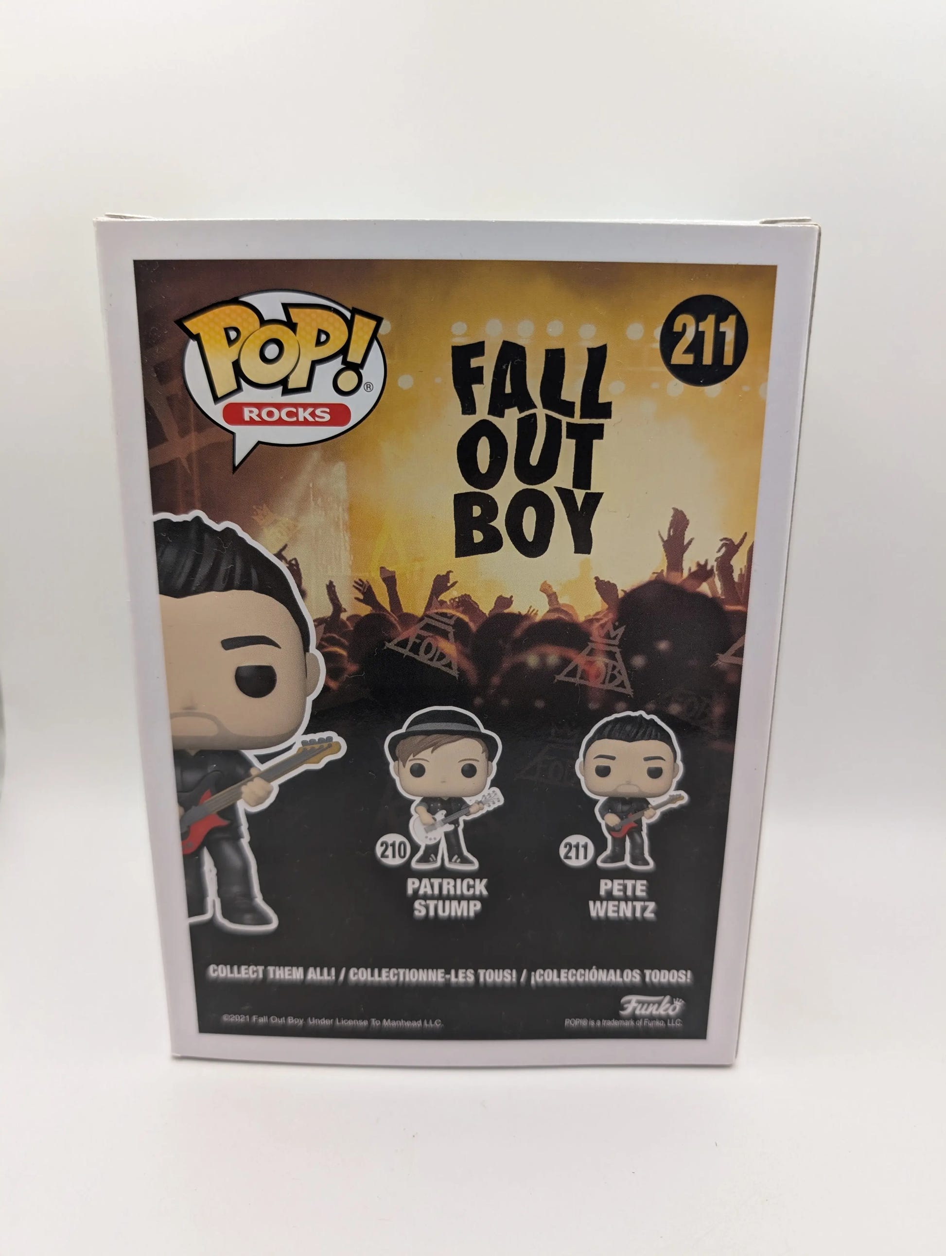 Rocks Funko Pop - Pete Wentz - Fall Out Boy - No. 211 FRENLY BRICKS - Open 7 Days image 3