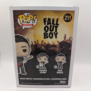 Rocks Funko Pop - Pete Wentz - Fall Out Boy - No. 211 FRENLY BRICKS - Open 7 Days