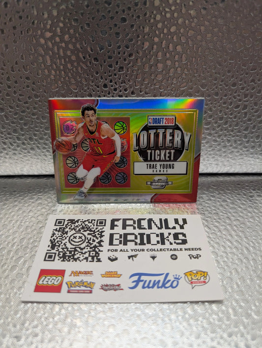 2018-19 Contenders Optic TRAE YOUNG Lottery Ticket Rookie Silver #5 FRENLY BRICKS - Open 7 Days