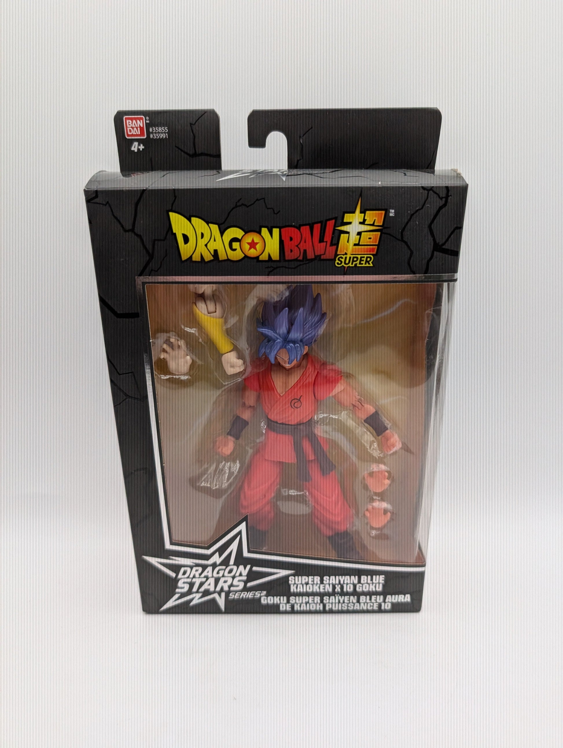 Dragon Ball Dragon Stars Super Saiyan Blue Kaio-Ken X10 Goku Action Figure display FRENLY BRICKS - Open 7 Days