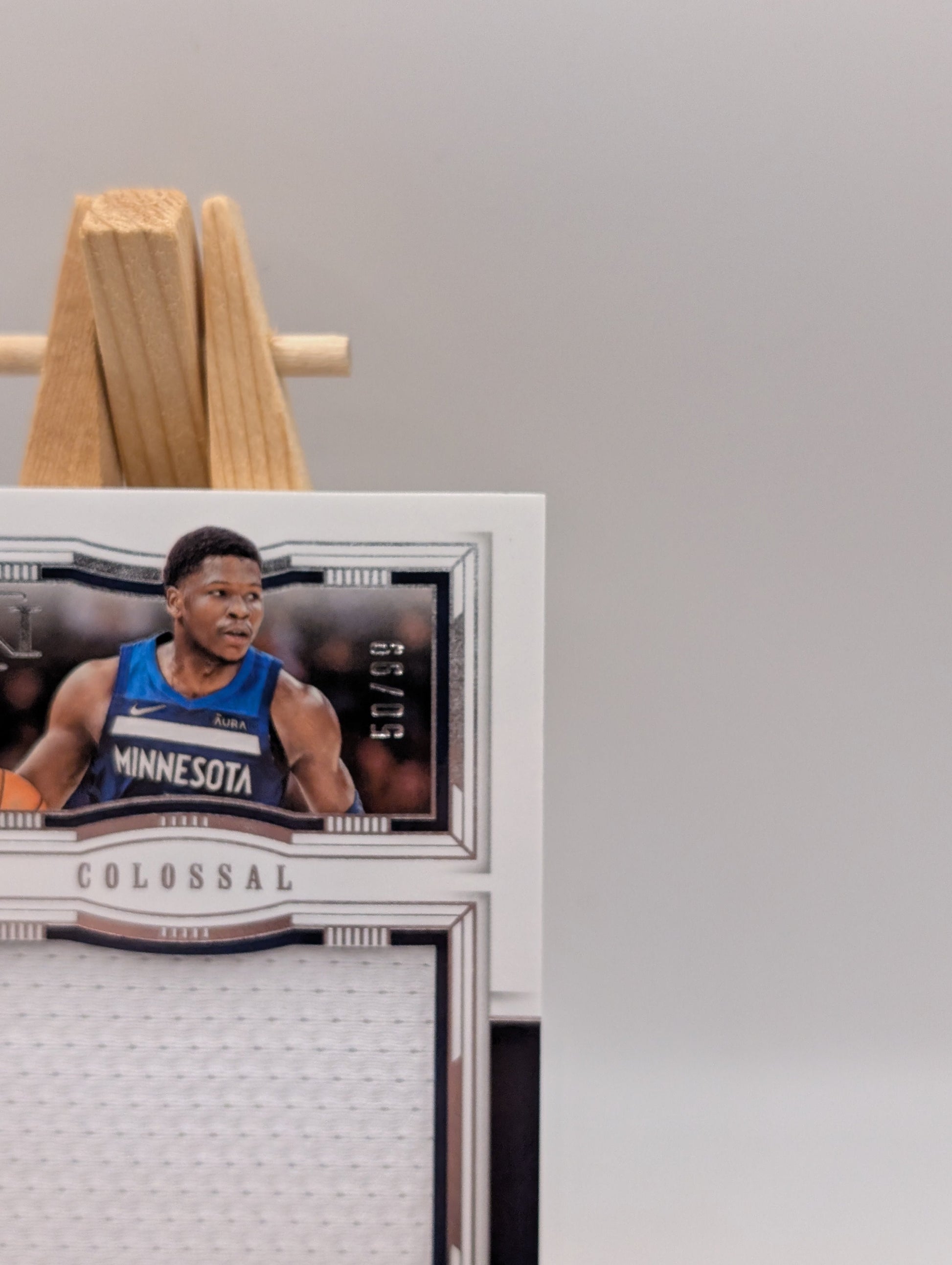 2023-24 Panini National Treasures Colossal Anthony Edward’s Game Worn Patch /99 FRENLY BRICKS - Open 7 Days