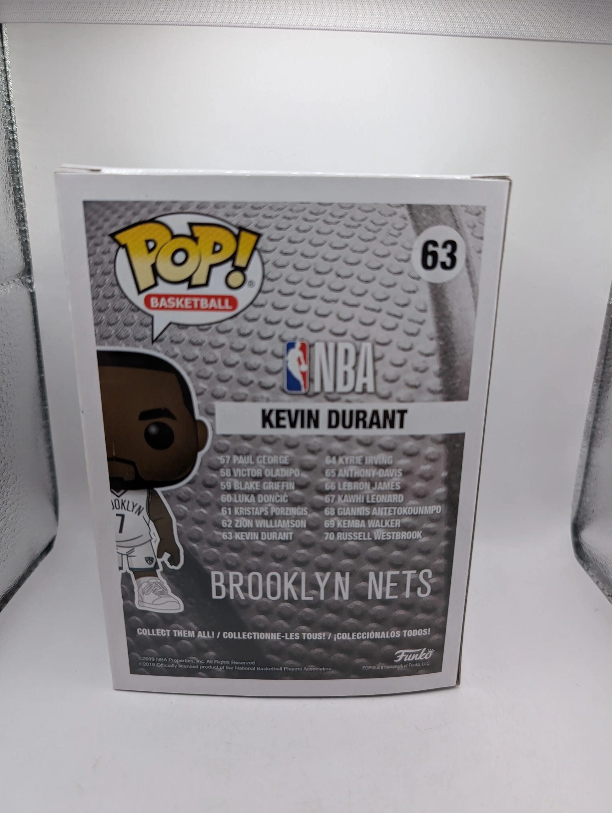 Kevin Durant Brooklyn Nets NBA Funko POP! Vinyl 63, photo 3 image 3